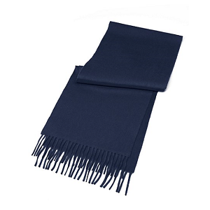 Cashmere Scarf - Navy
